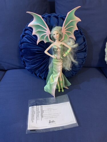 2019 Mattel Barbie Dragon Empress Doll #GHT44 Mint Green Hair - Picture 1 of 15