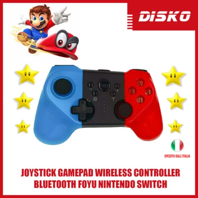 JOYSTICK GAMEPAD WIRELESS CONTROLLER BLUETOOTH FOYU NINTENDO SWITCH VIDEOGAMES