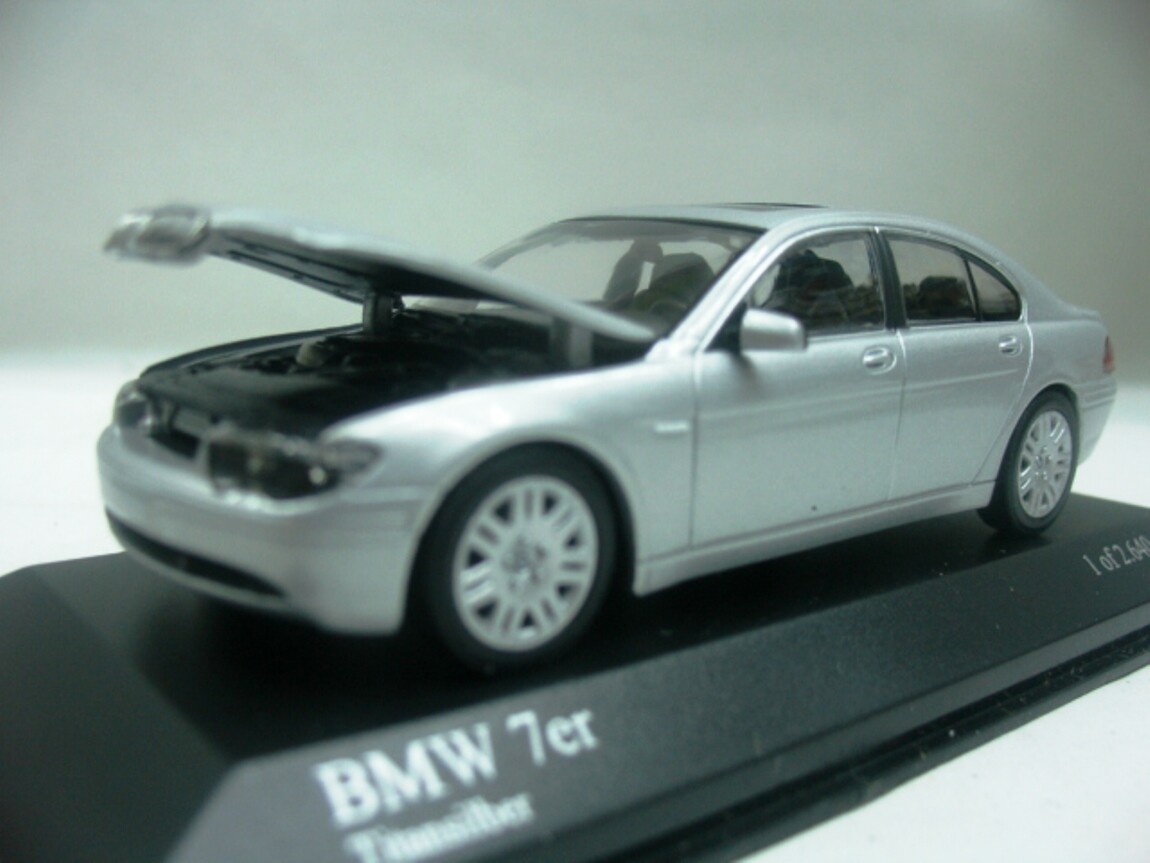 WOW EXTREMELY RARE BMW E65 745i 4.4L V8 32V 2001 Silver 1:43