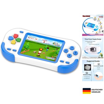 HD 16-Bit Handheld Spielekonsole für Kinder: 220 Einzigartige Spiele inklusive!