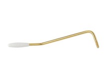 NEW - Tremolo Arm With White Tip, Fits USA Tremolo - GOLD