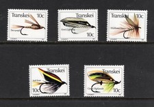 R5674 Transkei 1980 Fischen Fliegen 5v. MNH