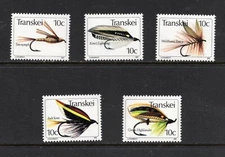 R5674   Transkei   1980   fishing flies   5v.   MNH