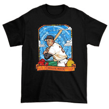 New popular Willie Mays Black Unisex ALl size shirt NG2457