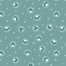 Lewis & Irene - 'Night time in Bluebell Wood' Glow in dark - Blue Fireflies