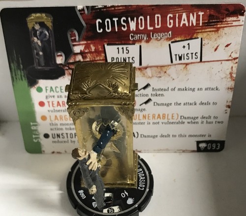 COTSWALD GIANT 093 Carny Legend Freak Show Horrorclix Heroclix