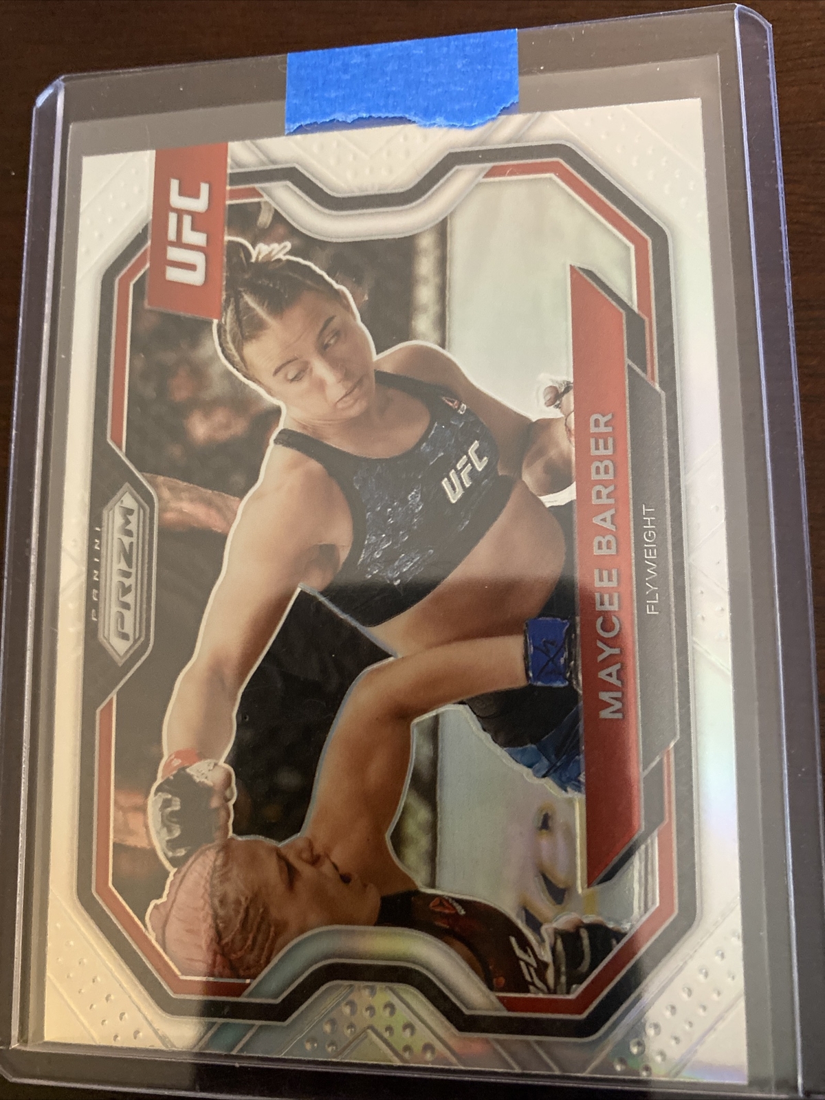 2021 Prizm UFC Maycee Barber Silver Prizm #163 Flyweight Mint