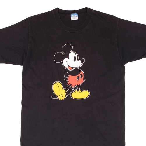 Vintage 90s Disney Villains Chernabog Black Fantasia T-shirt Mens