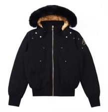 Winter New Moose Knuckles Gold Scissors Down Cotton Hoodie Jacket Men Women