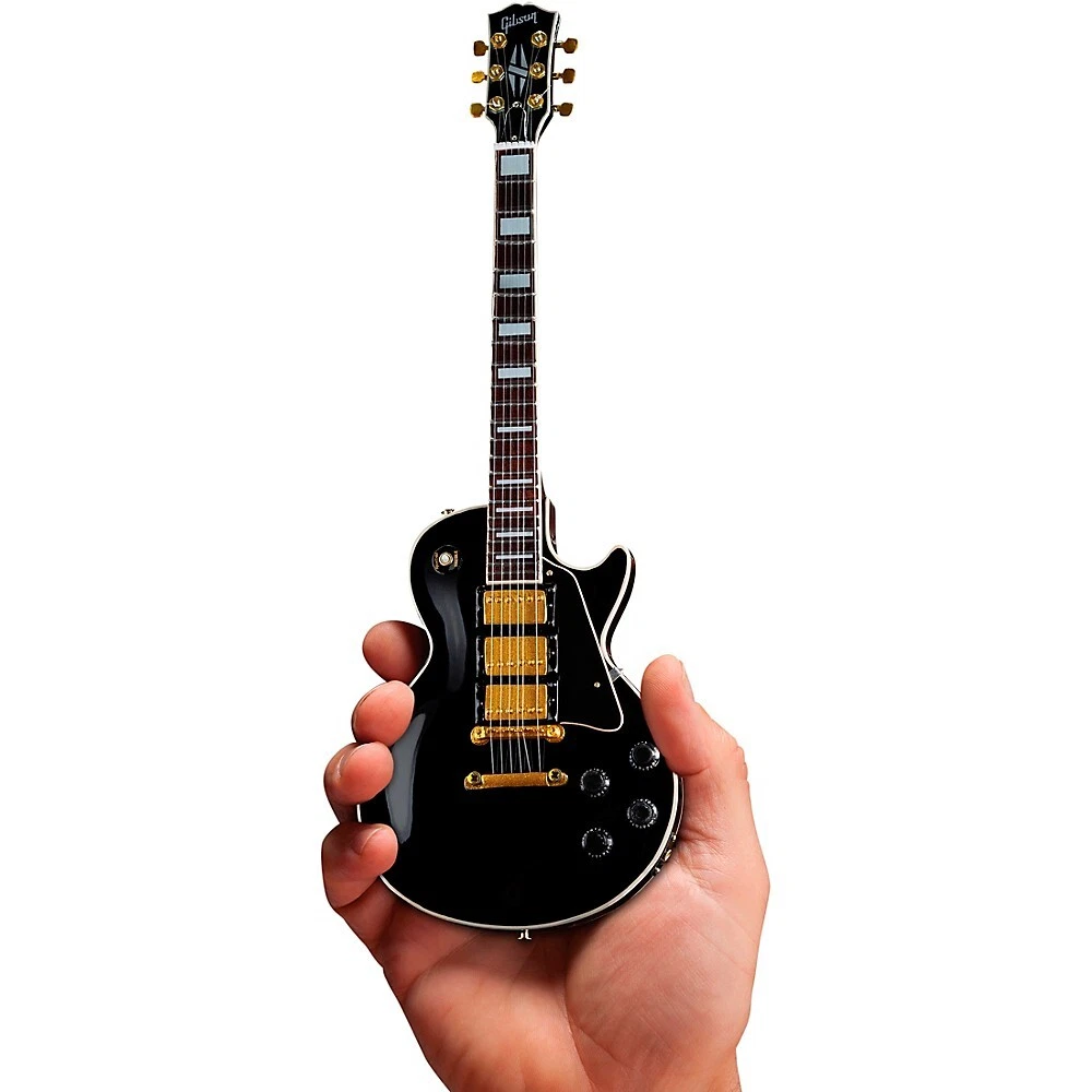 Axe Heaven Gibson Les Paul Custom Ebony Officially Licensed Mini