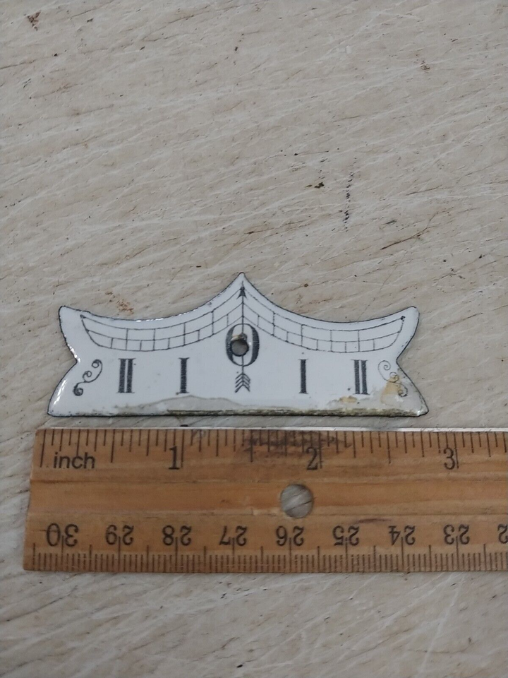 FMS REGULATOR WALL CLOCK BEAT SCALE PORCELAIN PLATE eBay