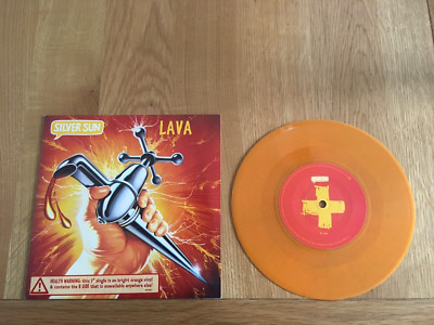 Silver Sun-Lava.7'' orange vinyl