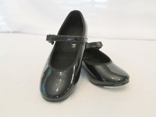 Spotlight ABT Girls Black Tap Shoes Toddler Size 9 American Ballet Hook  Loop