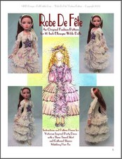"Robe De F te" Fashion Pattern for Ellowyne Wilde