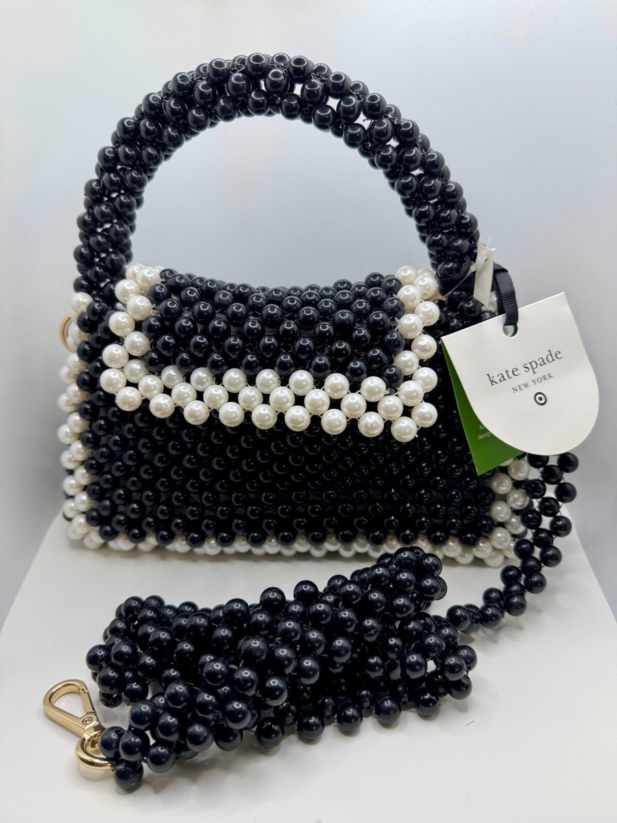 【レア】Kate Spade•Target コラボ クロスボディバッグ ブラック Kate Spade New York x Target Colorblock Beaded Crossbody Bag