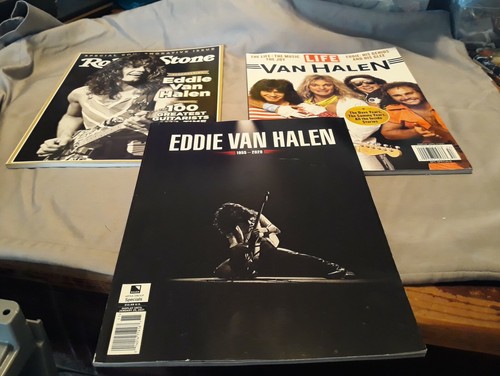 Group 1 - Three  Eddie Van Halen Magazines - New - Picture 1 of 2
