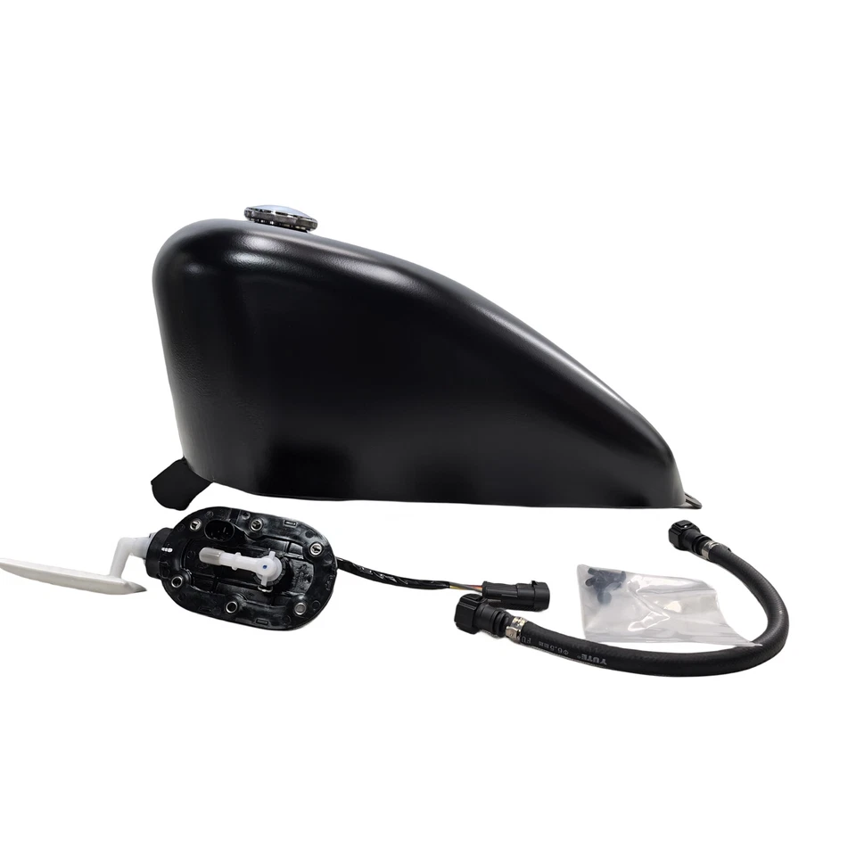 Tanque de combustible gasolina 12L para motocicleta Harley-Davidson Street 750 negro nuevo co Foto 2 de 4