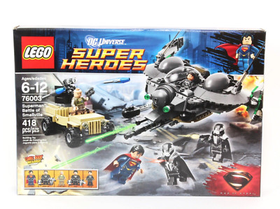 NEW Lego Super Heros SUPERMAN BATTLE OF SMALLVILLE Set 76003 Man of Steel Tor-An