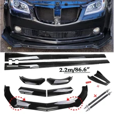 For Pontiac G8 G6 GTO Front Bumper Lip Spoiler Chin Splitter Gloss Black