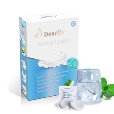 Retainer Cleaner Tablets, Denture Cleaning Aligner 30 Count, mint