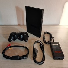CONSOLE SONY PLAYSTATION PS2 SLIM SCPH-77004 TESTATA CON CONTROLLER E CAVI