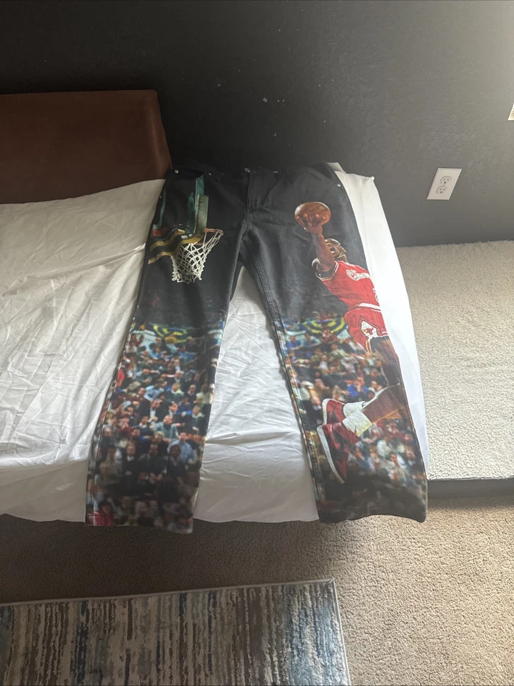 Nuevo pantalón Jordan Air Print Twill talla 34 Foto 2 de 4