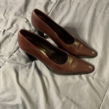 Stephane Kelian Maroon Leather Pumps Heels