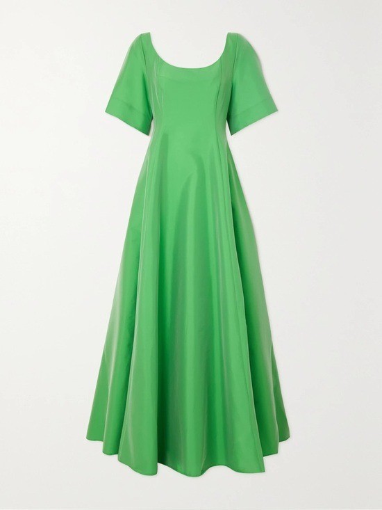 Bernadette Maude Taffeta Maxi Dress Green Size Full Length Evening Gown Size 4 | eBay Bernadette Maude Taffeta Maxi Dress Green Size Full Length Evening Gown Size 4 | eBay