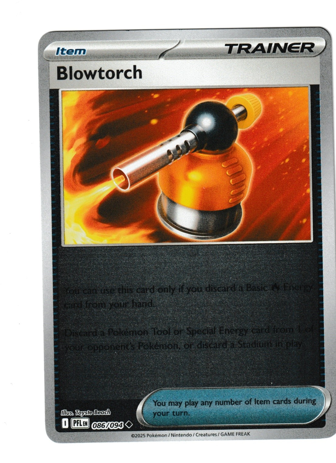 Blowtorch - Uncommon ME02: Phantasmal Flames 086/094 NM