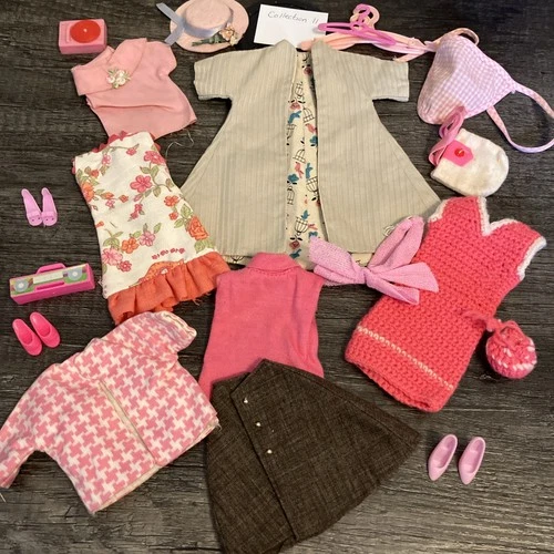 New ListingVintage Barbie & Friends Clothes Lot - 1960s Clone Fashions Collection 11 - EXC