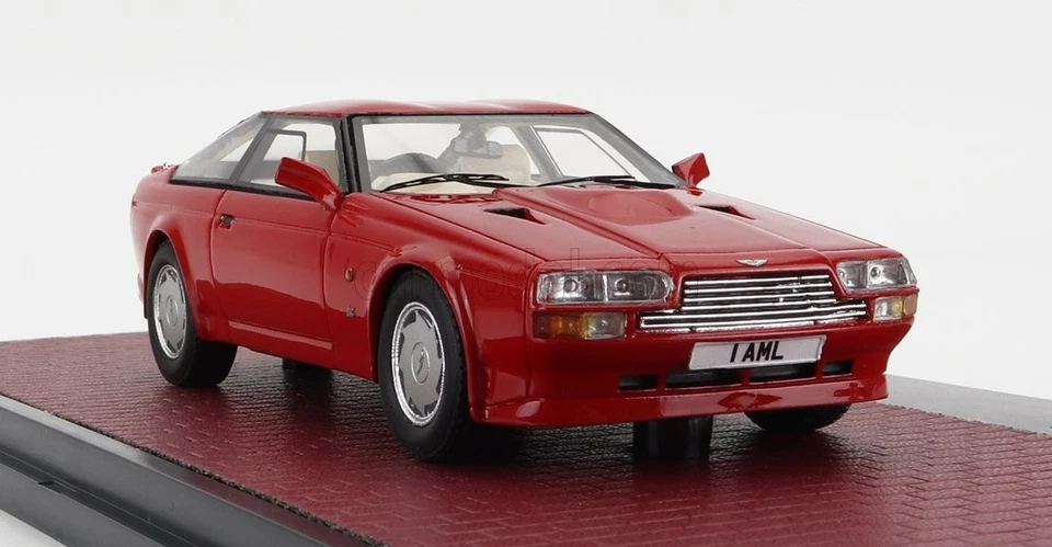 MODELLINO AUTO STATICO MATRIX ASTON MARTIN V8 ZAGATO 1986 ROSSO SCALA 1/43 - Immagine 4 di 4