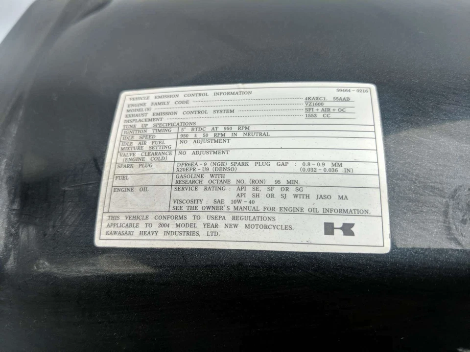 Guardabarros rueda trasera 04 Suzuki Marauder VZ1600 Foto 4 de 4