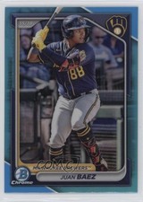 2024 Bowman Draft Chrome Sky Blue Refractor Juan Baez #BDC-150 1k9t