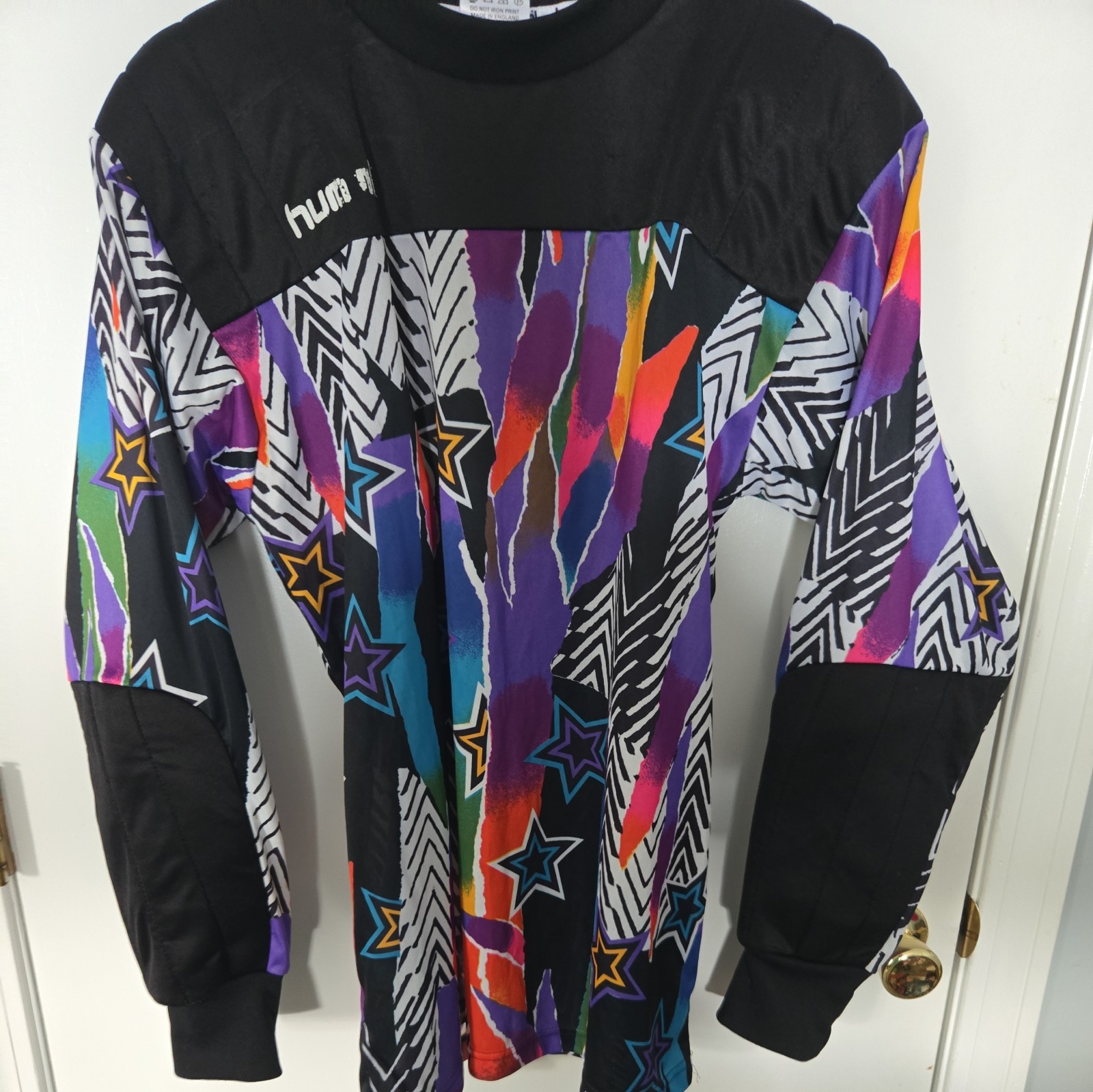 VTG 90s Hummel Goalkeeper Soccer Football Shirt Jersey large