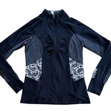 KYODAN WOMEN S ATHLETIC WORKOUT JACKET FULL ZIP RUN GYM YOGA SPORTS TOP SZ MED