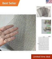 Heat-Resistant Stainless Steel Mesh Sheets, 4-Pack 12x8in - Ideal for Renovation