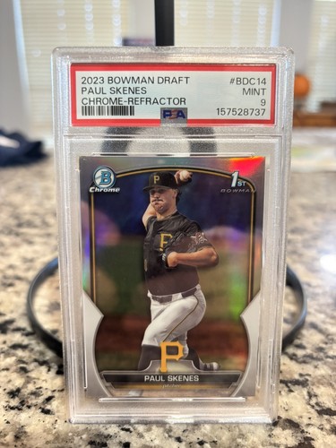 2023 Bowman Draft - Chrome Paul Skenes #BDC-14 Refractor (RC) PSA 9