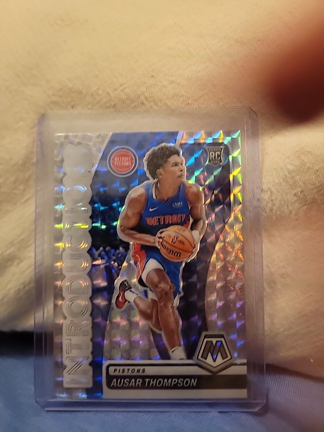 2023-24 Mosaic Ausar Thompson Introductions RC Rookie #12 Pistons