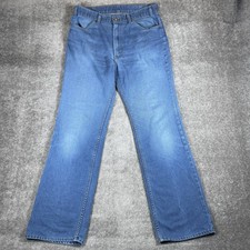 Levi s Jeans Men s 36x34 Blue Denim Stretch Skosh More Room Orange Tab Vintage