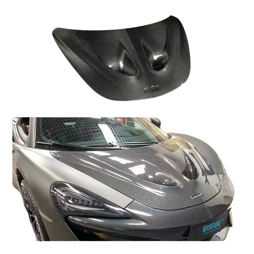 Full Dry Carbon Fiber Front Hood Bonnet P1 Style For Mclaren 540C 570S 570GT USA