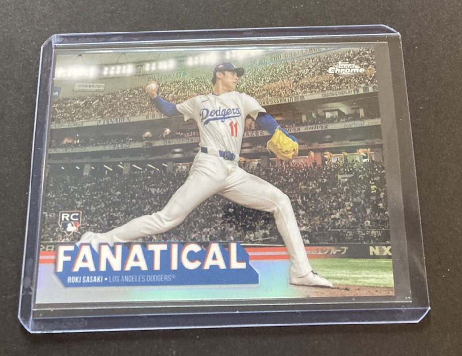 2025 Topps Chrome Roki Sasaki Rookie Fanatical SSP #FAN-21