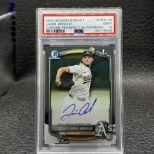 2025 Bowman Draft - Chrome Prospect Autos Jamie Arnold #CPA-JA (AU, RC) PSA 9