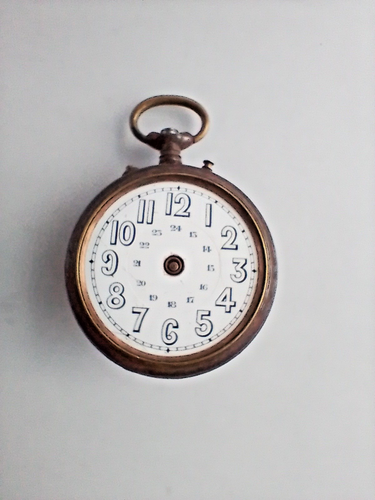 Schweizer Taschenuhr Teile unvollständig 51mm Durchmesser