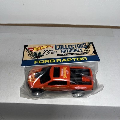 Hot Wheels 17 Ford F-150 Raptor Pickup Truck 2023 Nationals Convention Car Red