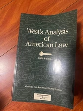 West’s Analysis Of American Law 2006 Edition American Digest System Thomson West