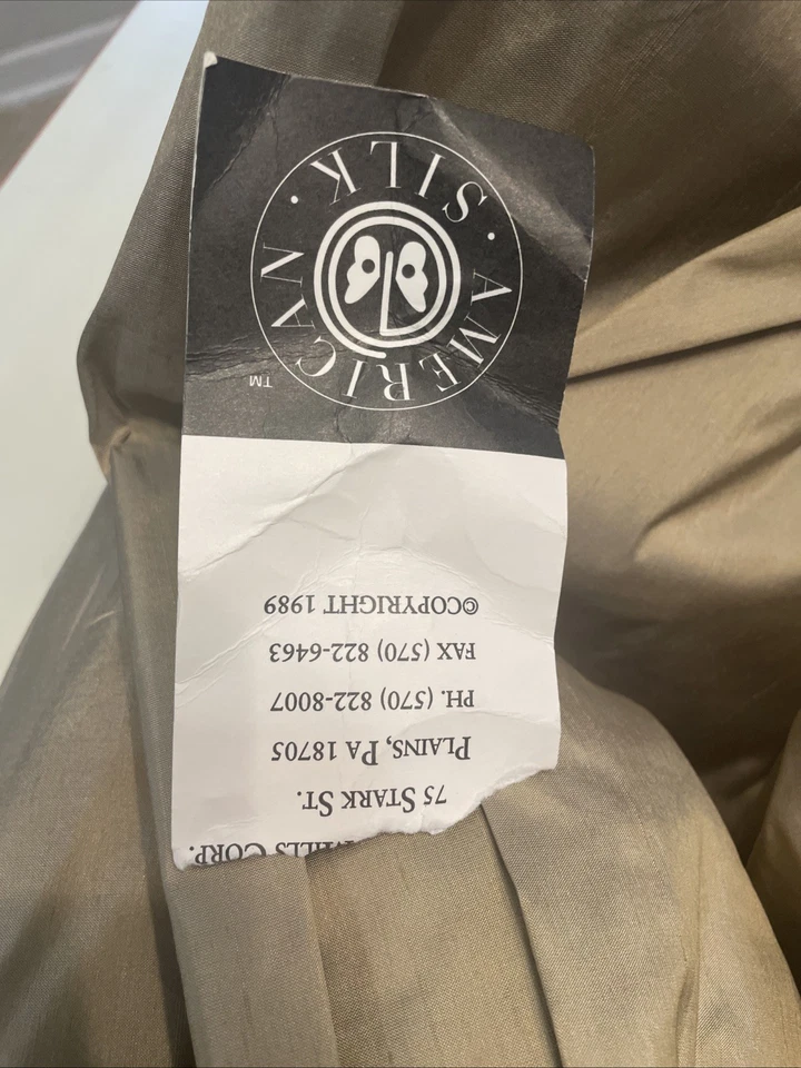 Silk Fabric 100% Pure . 28 Yards Lot. Pure Champagne Color. 28yds X 54” New! - Image 4 of 4