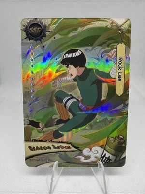 Naruto Jin Chapter Rock Lee - Super Secret Rare Foil Unplayed NEW NM!!