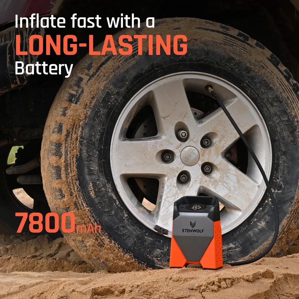 ETENWOLF S3se Reifenfüller, tragbarer Luftkompressor - Bild 2 von 4