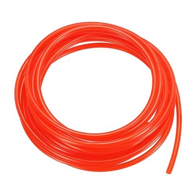 PU Transmission Belt, 4.5mm Dia 16ft (5 Meters) Length (Smooth Surface, Orange)