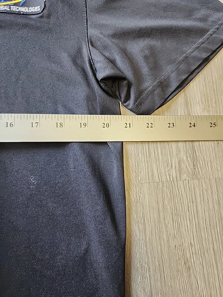 SGT Salient Global Technologies логотип черный легкий рубашка-поло мужской большой - Изображение 2 из 4